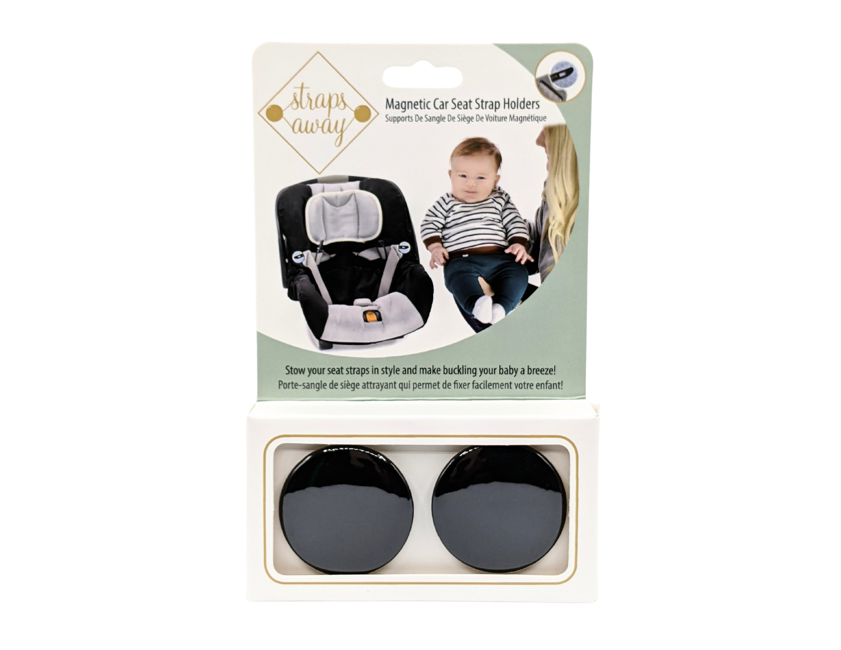 Keep Carseat Straps Out Of The Way With StrapsAway StrapsAway